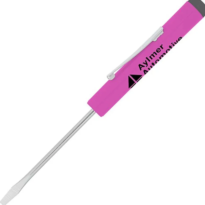 Flat Tip Screwdriver - Button Top