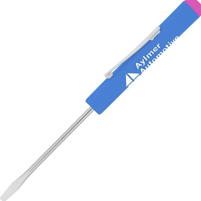 Flat Tip Screwdriver - Button Top