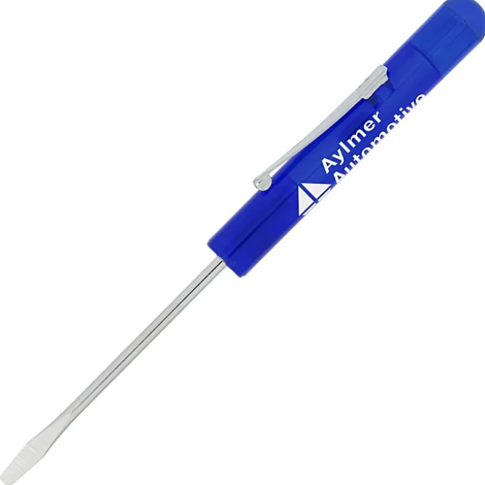 Flat Tip Screwdriver - Button Top