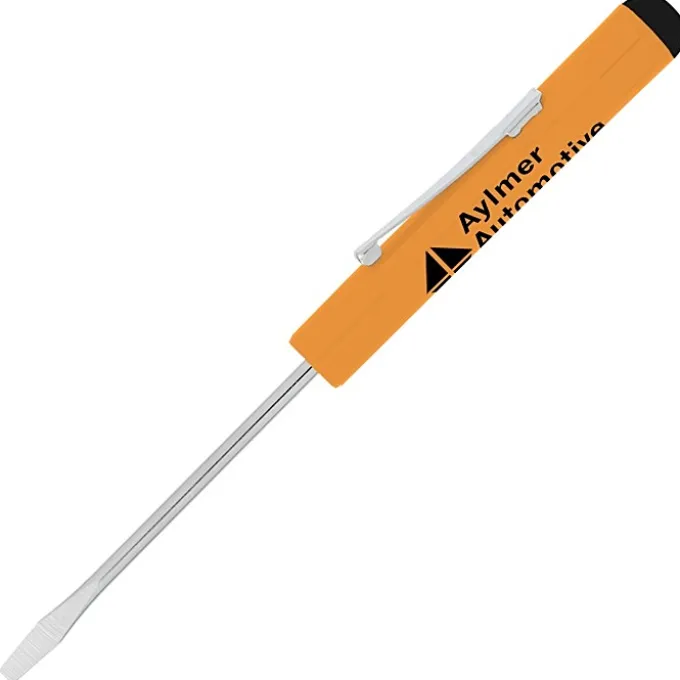 Flat Tip Screwdriver - Button Top