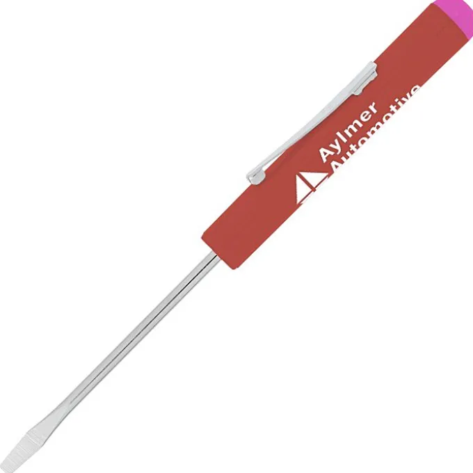 Flat Tip Screwdriver - Button Top