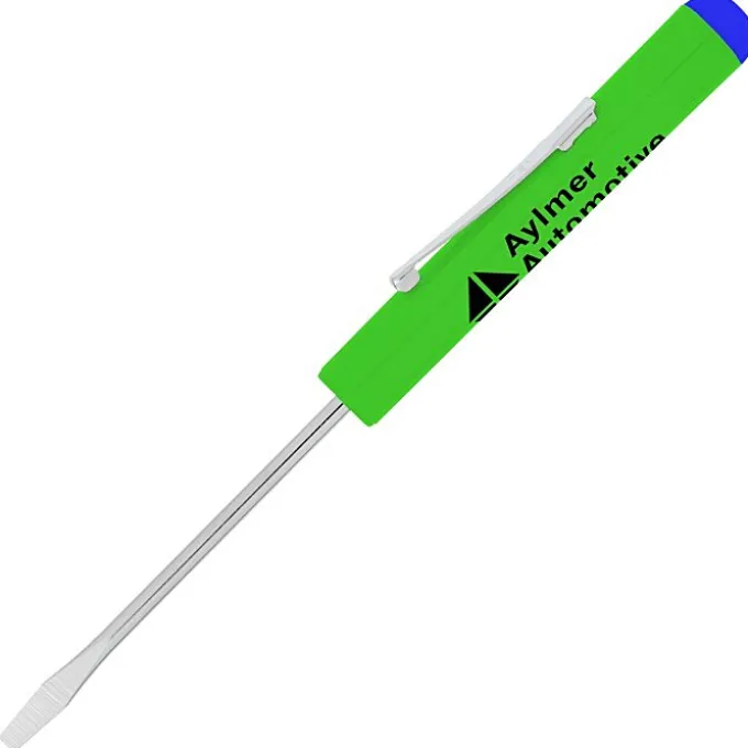 Flat Tip Screwdriver - Button Top