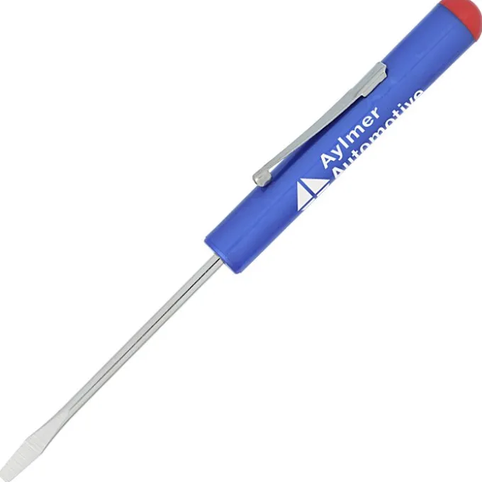 Flat Tip Screwdriver - Button Top
