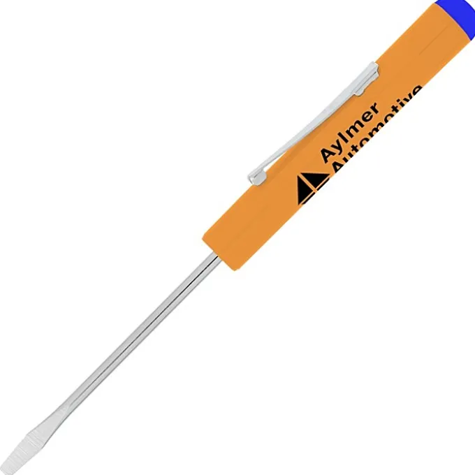 Flat Tip Screwdriver - Button Top