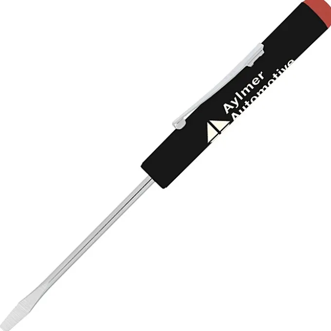 Flat Tip Screwdriver - Button Top