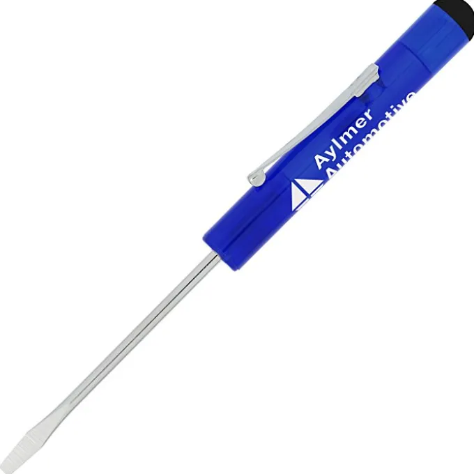 Flat Tip Screwdriver - Button Top