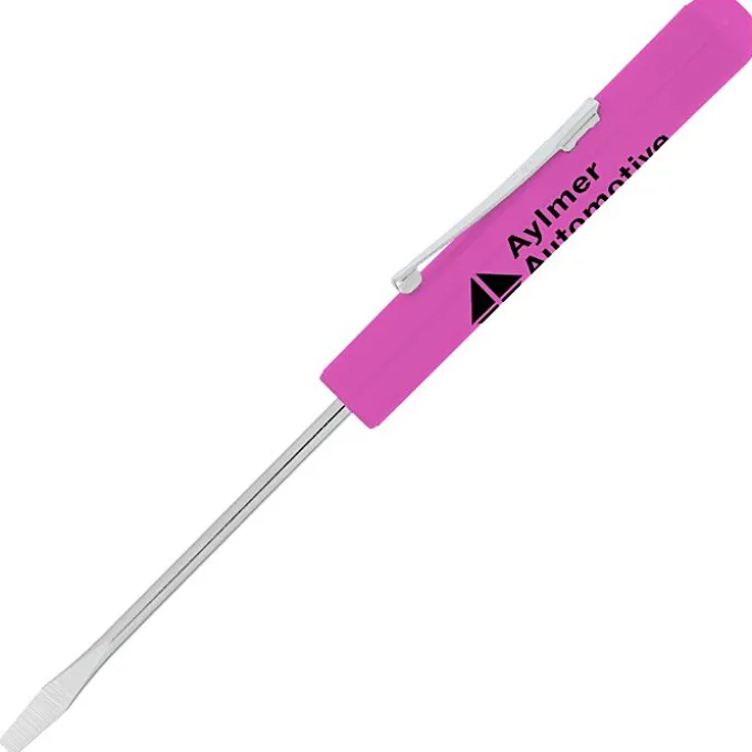 Flat Tip Screwdriver - Button Top