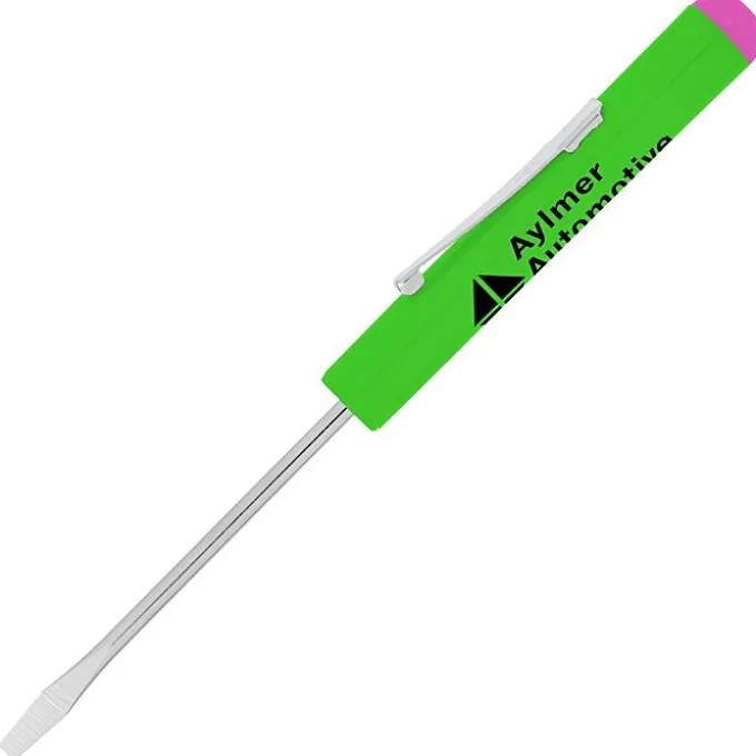 Flat Tip Screwdriver - Button Top