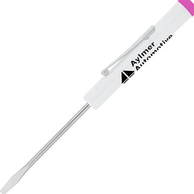 Flat Tip Screwdriver - Button Top