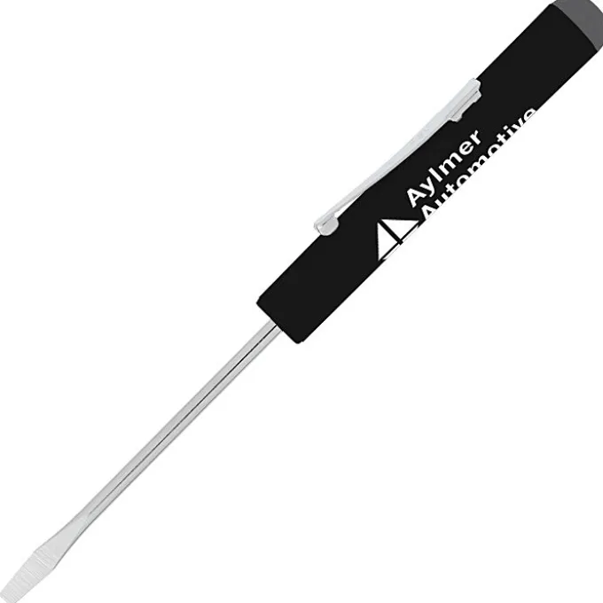 Flat Tip Screwdriver - Button Top