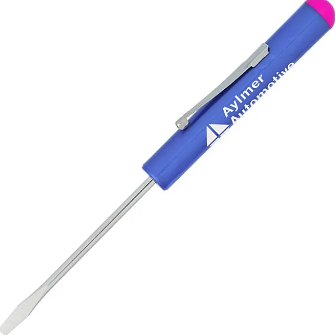 Flat Tip Screwdriver - Button Top