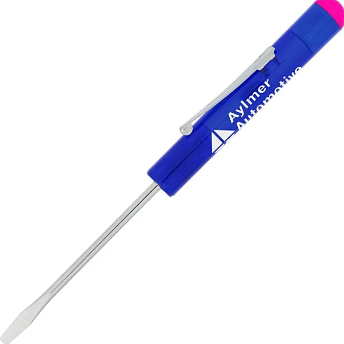 Flat Tip Screwdriver - Button Top