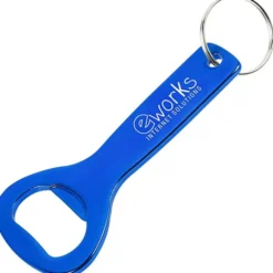 Flat Top Bottle Opener Keychain