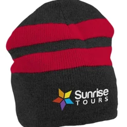 Fleece Lined Stripe Beanie