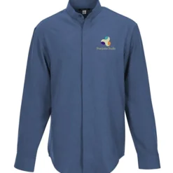 FlexBatiste Banded Collar Shirt - Men's