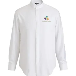 FlexBatiste Banded Collar Shirt - Men's