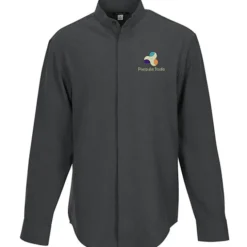 FlexBatiste Banded Collar Shirt - Men's