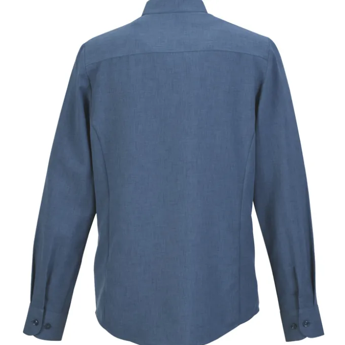 FlexBatiste Banded Collar Shirt - Ladies'