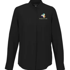 FlexBatiste Banded Collar Shirt - Ladies'