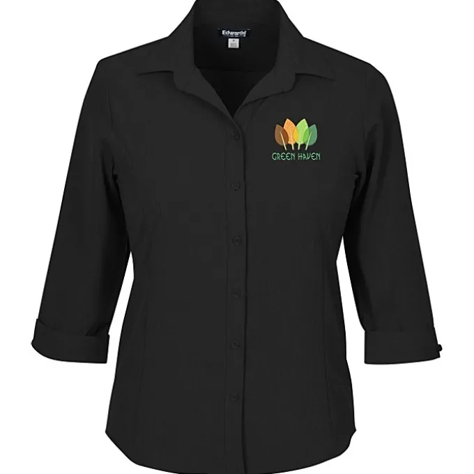 FlexBatiste 3/4-Sleeve Blouse - Ladies'