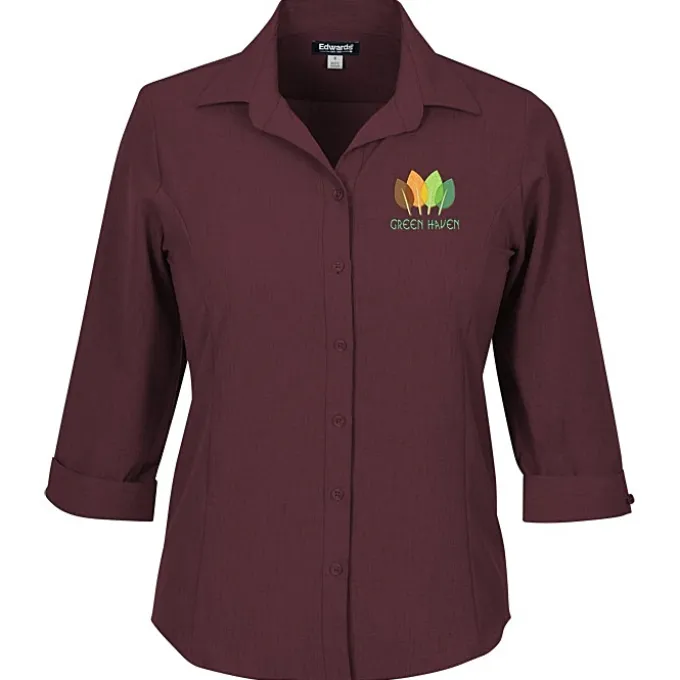 FlexBatiste 3/4-Sleeve Blouse - Ladies'