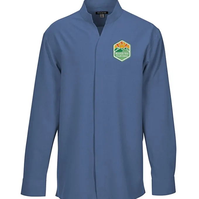 FlexBatiste Stand-Up Collar Shirt - Men's