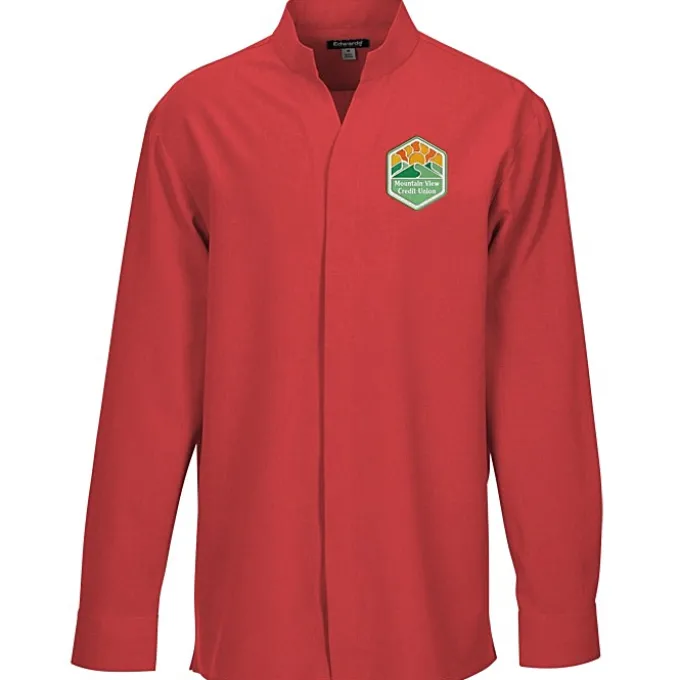 FlexBatiste Stand-Up Collar Shirt - Men's