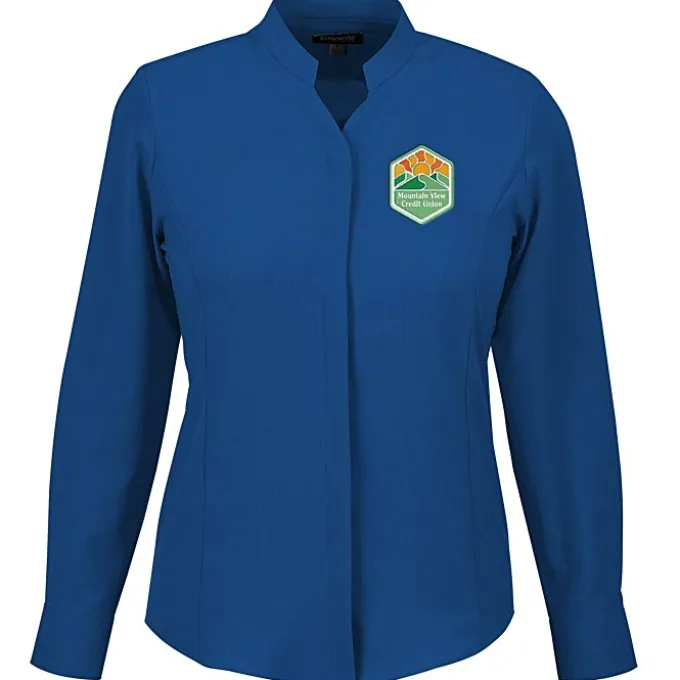 FlexBatiste Stand-Up Collar Shirt - Ladies'