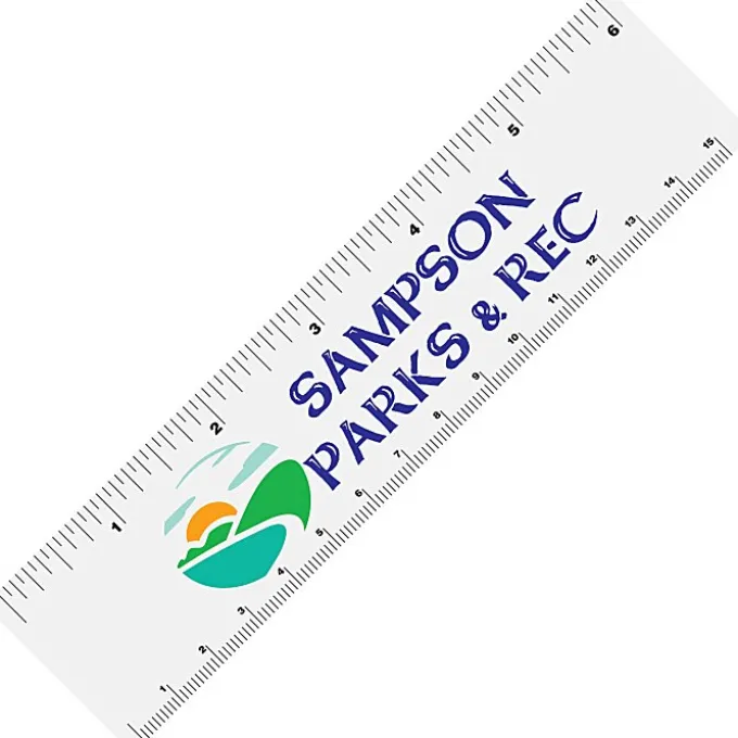Flexible Plastic Ruler - 6 inches