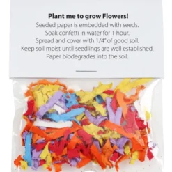 Flower Seed Multicolor Confetti Pack