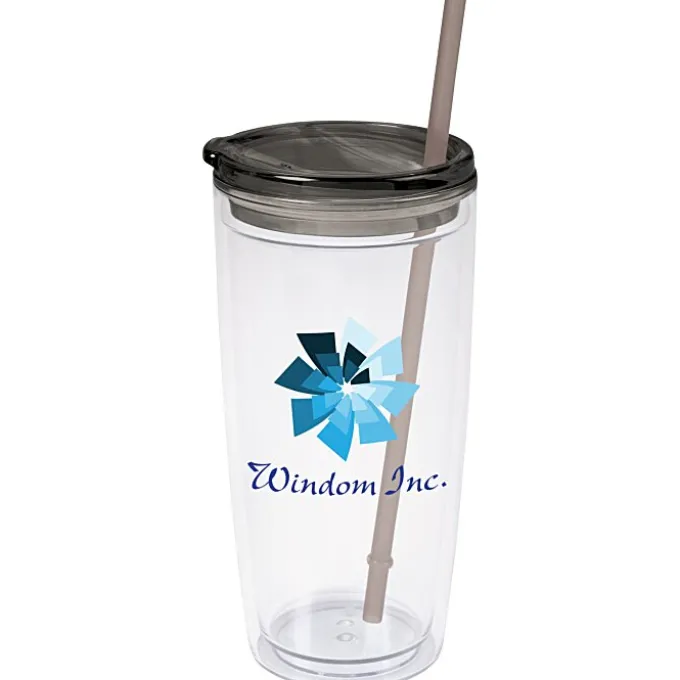 Flurry Tumbler with Straw - 20 oz - Full Color