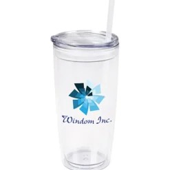 Flurry Tumbler with Straw - 20 oz - Full Color