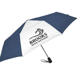 Folding Auto Open Vented Umbrella - 46-inch Arc