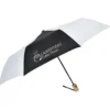 Folding Auto Open Wood Handle Umbrella - 42-inch Arc