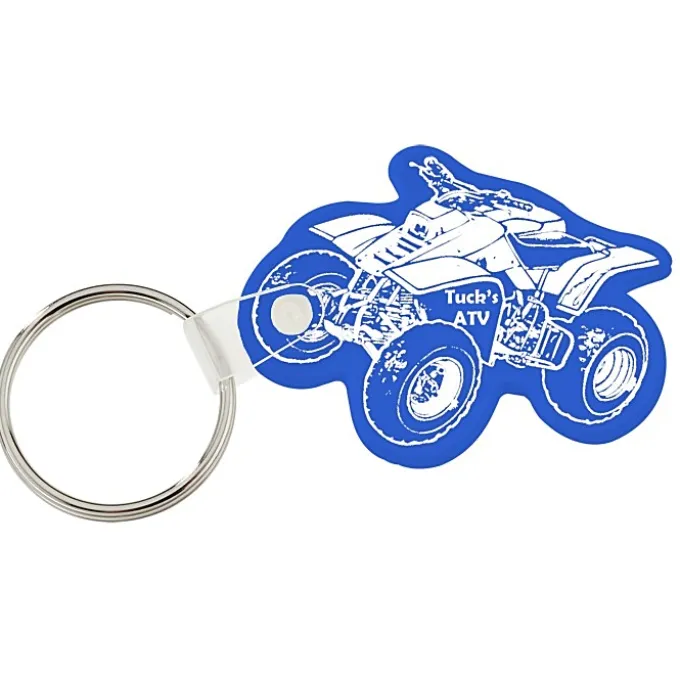 Four Wheeler Soft Keychain - Opaque