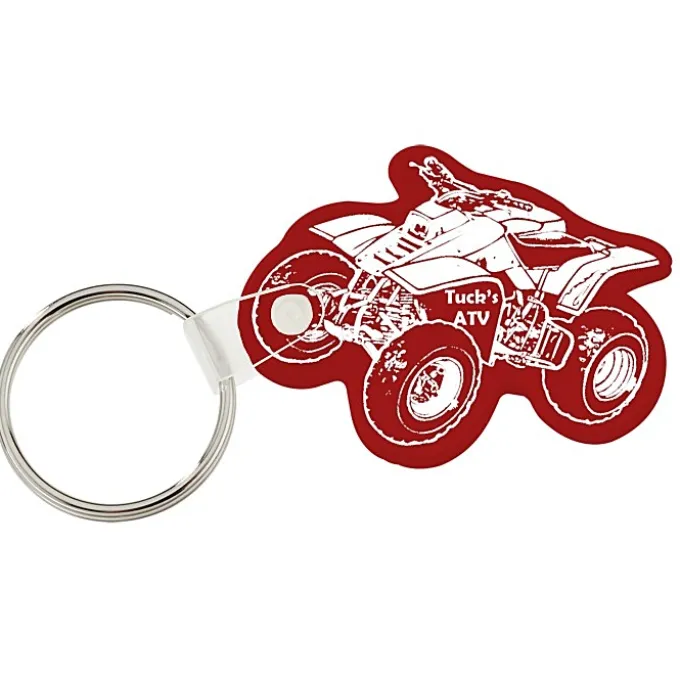 Four Wheeler Soft Keychain - Opaque