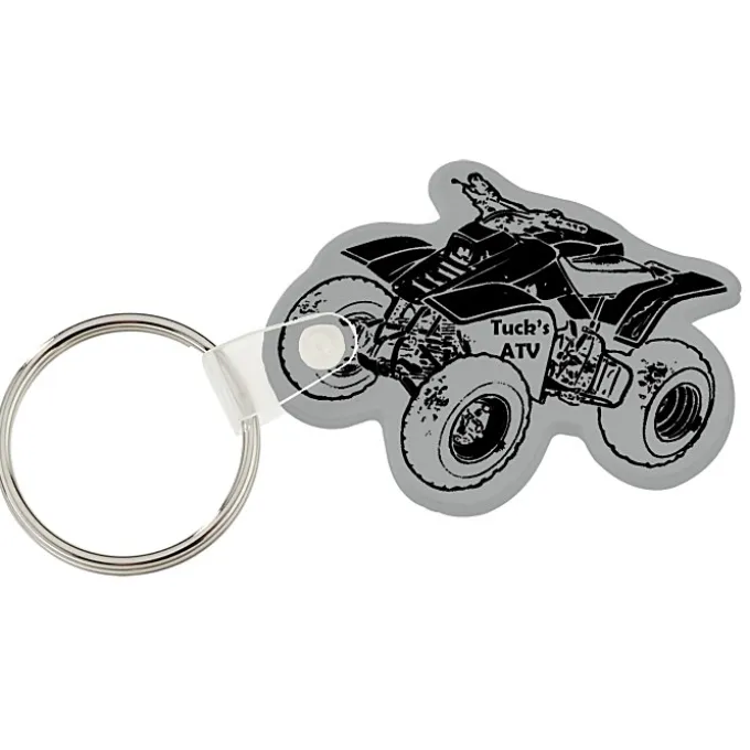 Four Wheeler Soft Keychain - Opaque