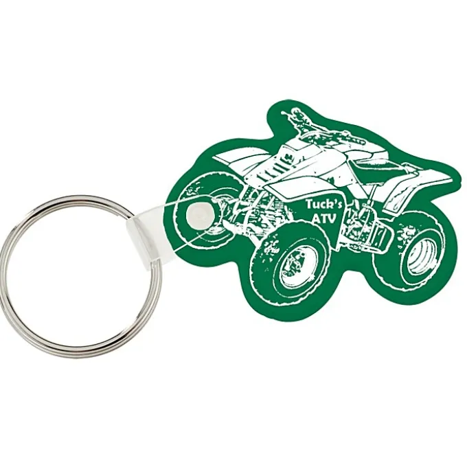 Four Wheeler Soft Keychain - Opaque