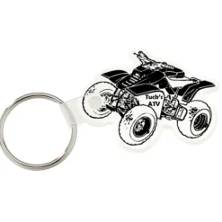 Four Wheeler Soft Keychain - Opaque