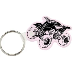 Four Wheeler Soft Keychain - Opaque
