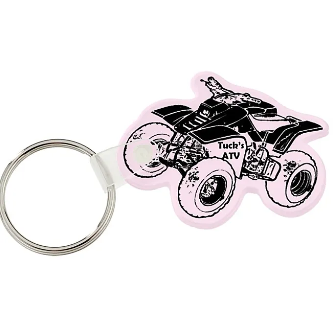 Four Wheeler Soft Keychain - Opaque