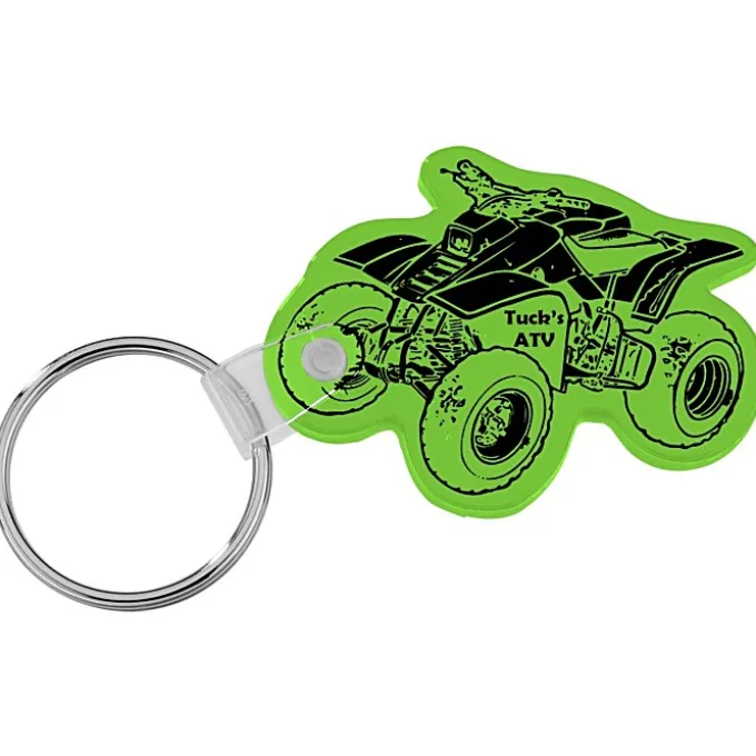 Four Wheeler Soft Keychain - Translucent