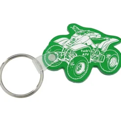 Four Wheeler Soft Keychain - Translucent