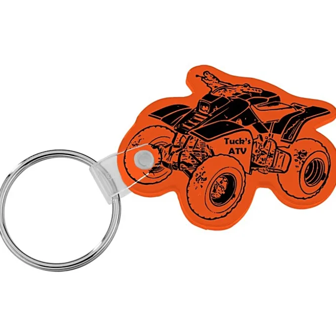 Four Wheeler Soft Keychain - Translucent