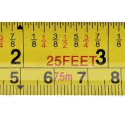 Fractional Tape Measure - 25' - 24 hr