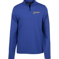 French Terry 1/4-Zip Stretch Pullover - Men's