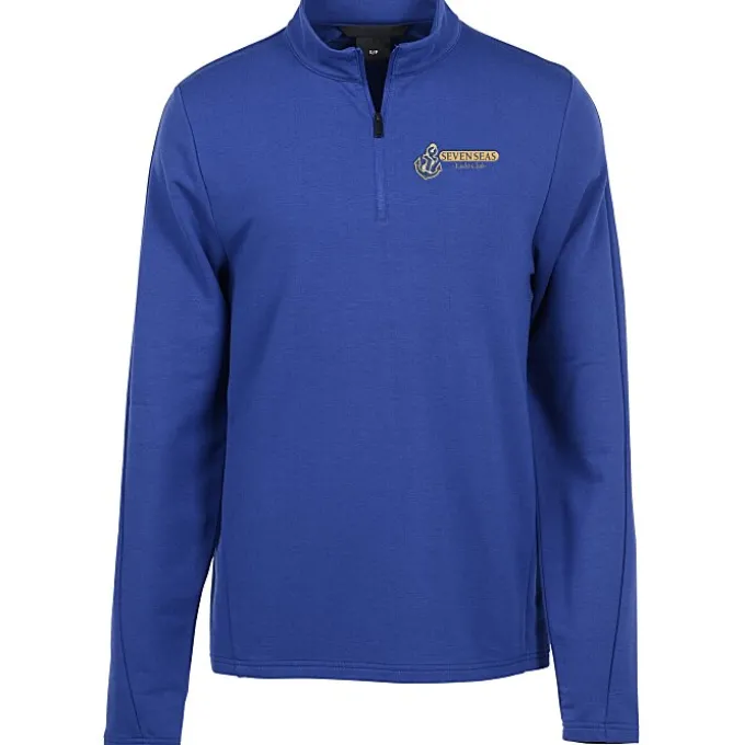 French Terry 1/4-Zip Stretch Pullover - Men's