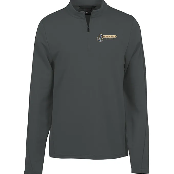 French Terry 1/4-Zip Stretch Pullover - Men's