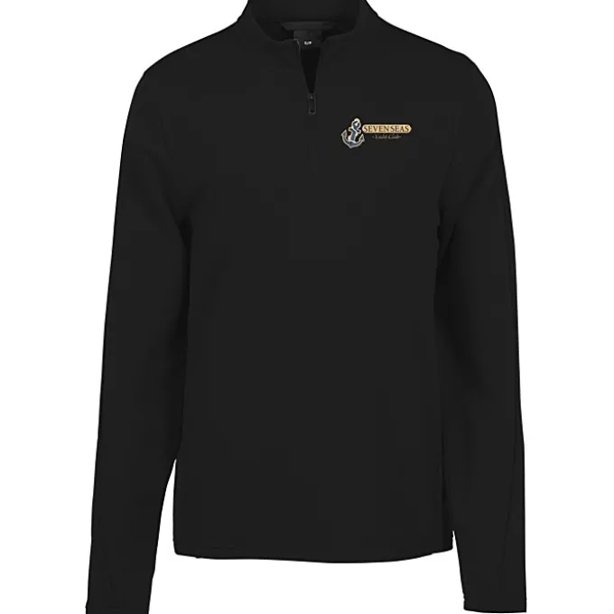 French Terry 1/4-Zip Stretch Pullover - Men's