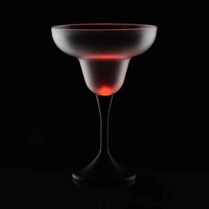 Frosted Light-Up Margarita Glass - 8 oz.